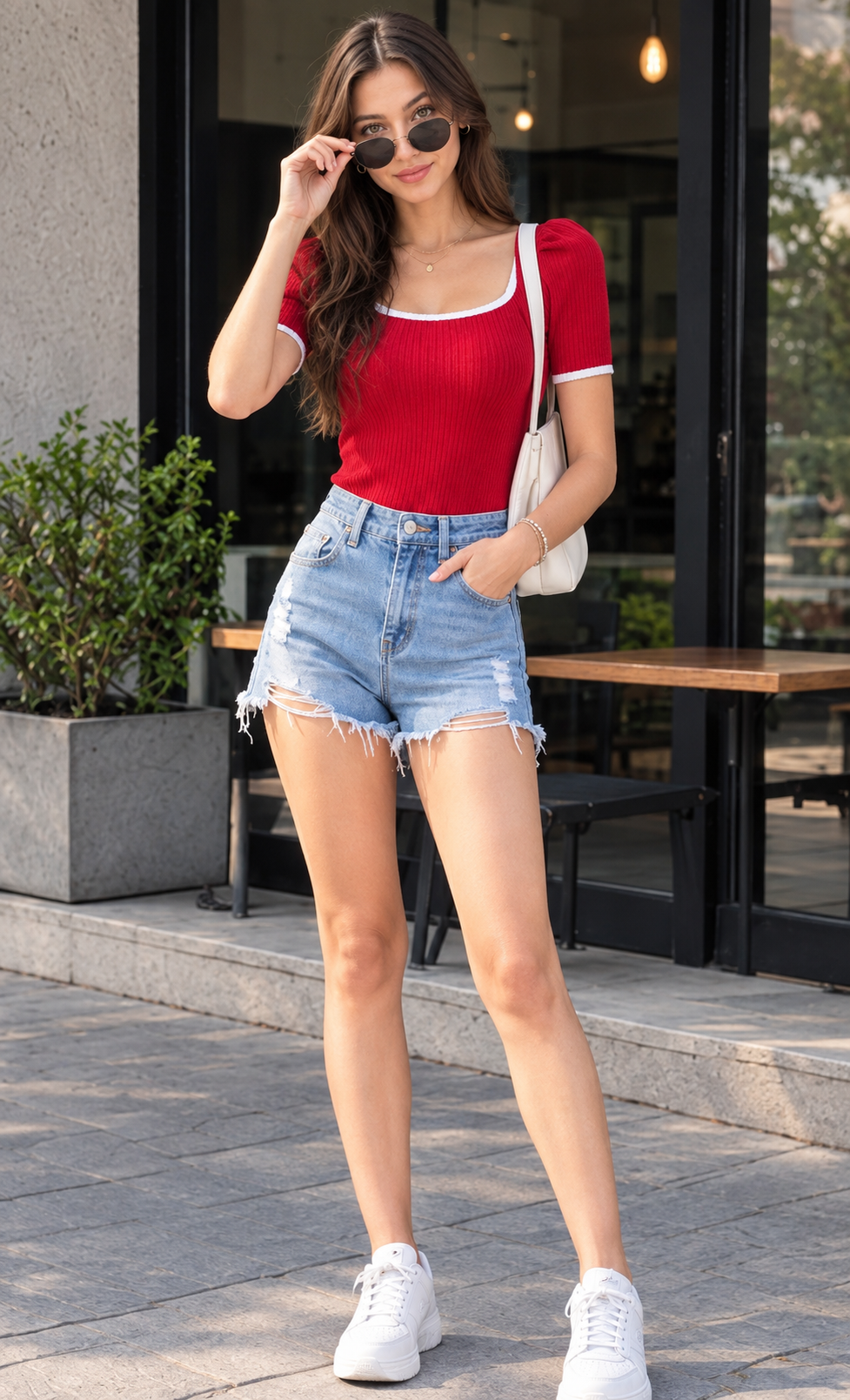 Amora Ribbed Top
